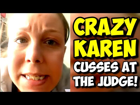 CRAZY Karen Cusses At Judge In Court... Most DISRESPECTFUL Yet... Wild Court Cam