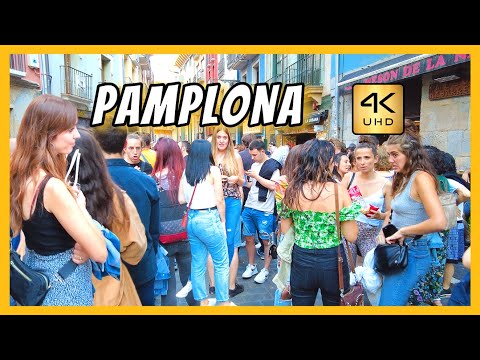 [4k] PAMPLONA 4K UHD | pamplona tourist attractions | pamplona city walking tour | pamplona