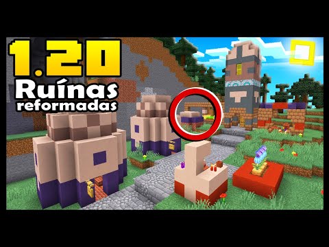 MINECRAFT 1.20 - RUINAS DE TRILHAS REFORMADAS! ESTRUTURAS SECRETAS ÉPICAS!