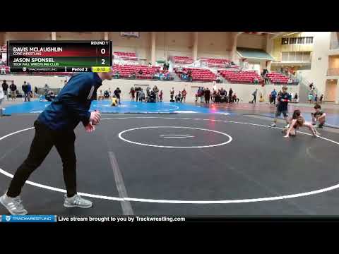 75-79 Lbs Round 1 - Davis McLaughlin, CORE Wrestling Vs Jason Sponsel, Tech Fall Wrestling Club 6c