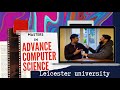 Masters in Advance Computer Science in Leicester University I Leicester I Telugu Vlog I