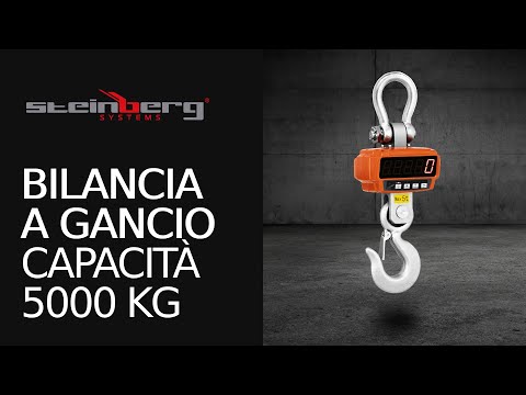 Video - Bilancia a gancio - 5 t / 1 kg - Remote Display