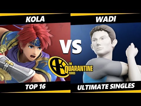 The Quarantine Series Top 16 - Kola (Roy) Vs. WaDi (ROB, Wii Fit) Smash Ultimate - SSBU