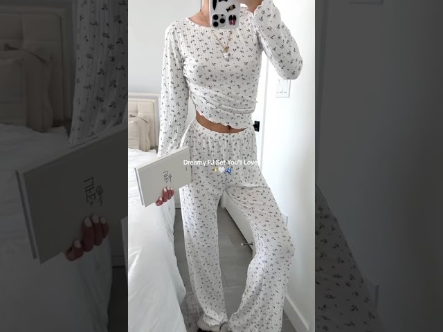 Vídeo relacionado con Hotouch Pijamas para Mujer Conjuntos de Dos Piezas Ropa de Dormir Amarillo L