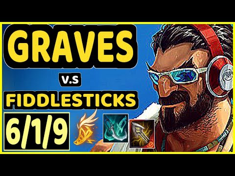 KREOX (GRAVES) vs FIDDLESTICKS - 6/1/9 KDA JUNGLE CHALLENGER GAMEPLAY - EUW