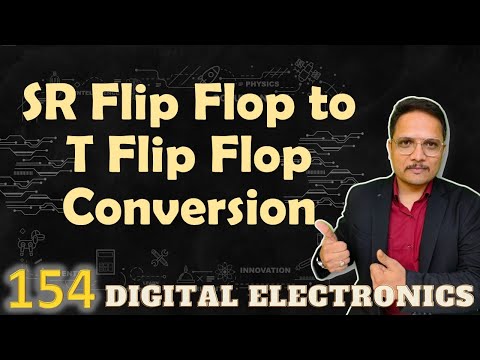 SR Flip Flop to T Flip Flop conversion Designing Step and Circuit Digital Electronics SR T