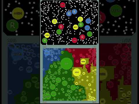 Multiply or Release or Add & Territory War & Marble Race - 64x64 - Who will win? - fast bubble fight