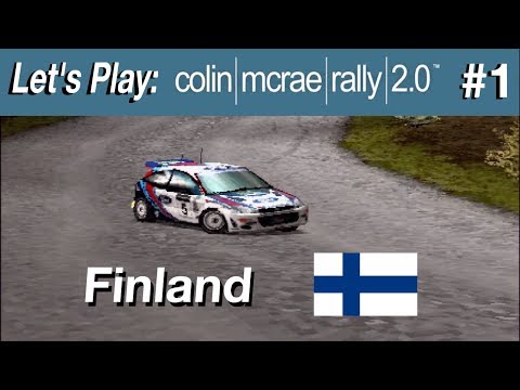 Let's Play Colin McRae Rally 2.0 (PS1) #1 Finland