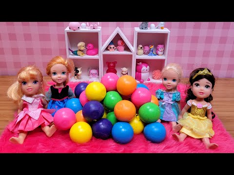Playdate at Aurora's house ! Elsa & Anna toddlers