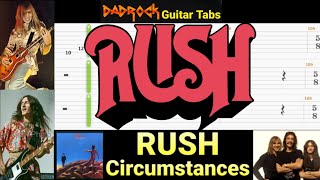 Circumstances - RUSH - Guitar + Bass TABS Lesson