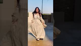 Off-White Chiffon Angrakha Suit - Video 5