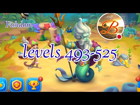 Betta Aquatica playing Fishdom levels 493-525