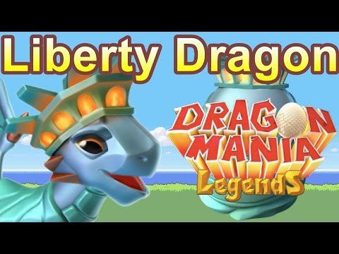 How to Breed the Liberty Dragon of the Week - Dragon Mania Legends (DOTW August 22nd - 29th)
