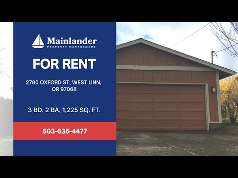 Neat and Tidy 3 Bedroom, 2 Bath Home in West Linn property video