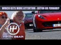 Which gets more attention - Aston or Ferrari? | Fifth Gear