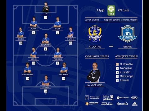 Atlantas – Utenis Mykola Vechurko Highlights