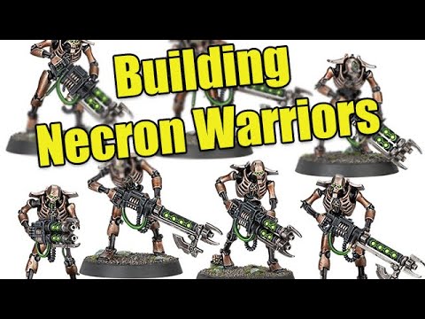 Building the New 40k Necrons (Necron Warriors, Canoptek Scarab Swarm)