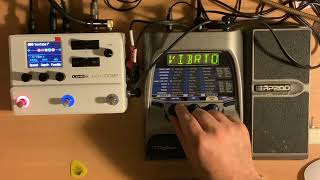 Video thumbnail for Digitech RP200 effects vs. line 6 Helix effects by Full Scale Music