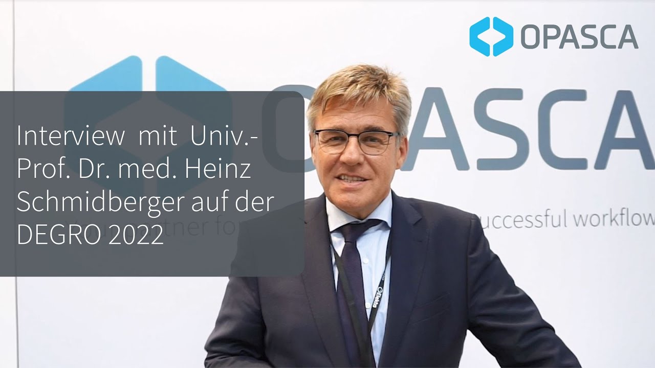 Interview mit Univ.-Prof. Dr. med. Heinz Schmidberger auf der DEGRO 2022