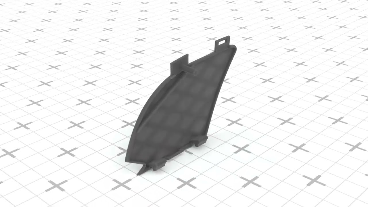 Mercedes-Benz E-Class W210 Front Bumper Left Lower Grille A2108850153 3D Print Model