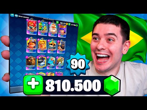 FUI O PRIMEIRO BRASILEIRO A ZERAR O CLASH ROYALE!