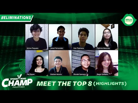 Meet the Top 8  (Episode Highlights) - Spoken Word Champ Philippines