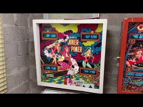 JOKER POKER from Gottlieb (1978) definitely the best of the System 1 pinball games