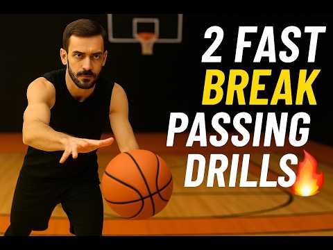 Basketball IQ Passing Drill | Fast Break Training (Improve Transition Offense)