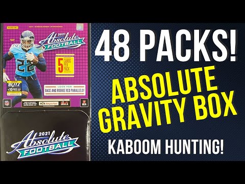 *Kaboom Hunting* 2021 Panini Absolute Football Gravity Retail Box Opening! 48 Packs!