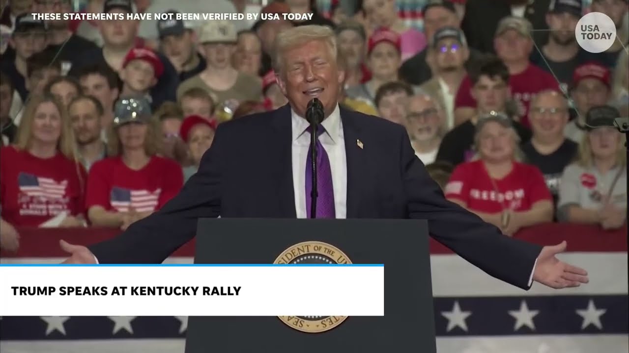 Trump Rally Ky Full Trump Kentucky rally speech: Iran war remarks, Jake Paul ...