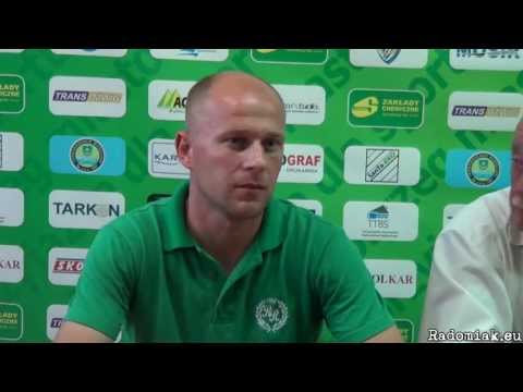 Siarka Tarnobrzeg - Radomiak Radom 2:1 konferencja prasowa [10/08/2013]