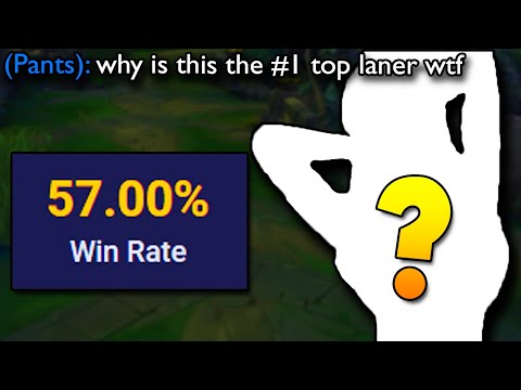 This Champion is now the HIGHEST WINRATE Top Laner in Season 12.. so I check to see what broke her