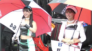 【 仲 美由紀さん / 池永百合さん / Modulo スマイル 　津田知美さん KENWOOD LADY 】SUPERGT ピットウォークの模様　SUGO　2024.09.22