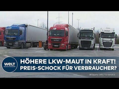 LKW-MAUT: Kommt der Preis-Schock? Speditionen rechnen mit höheren Kosten für Verbraucher