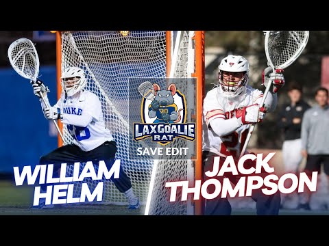 Friday Night OT Thriller - William Helm (Duke) 🆚 Thompson/Kleban (Denver) - Goalie Save Edit