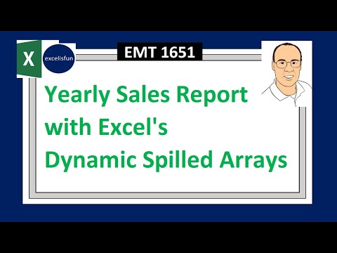 Comprehensive Excel Dynamic Array Formula Lesson The Power of Array Formulas EMT 1516