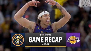 2024 NBA Playoffs: Lakers UNABLE to complete comeback, fall to Nuggets in Game 1 | CBS Sports