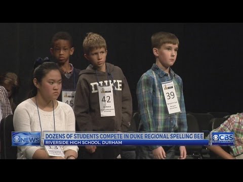 Duke Regional Spelling Bee held at Durham high school