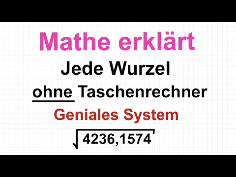 Wurzeln berechnen: Mathe erklärt von Lars Jung