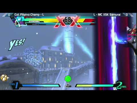 UMVC3: MC XSK Samurai vs Col Filipino Champ - Grand Finals - MC Grand Opening