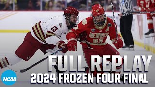 Denver vs. Boston College: 2024 NCAA Frozen Four championship | FULL REPLAY