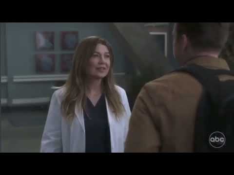 Grey's Anatomy 18×18 Meredith and Nick talk about the Dinner party