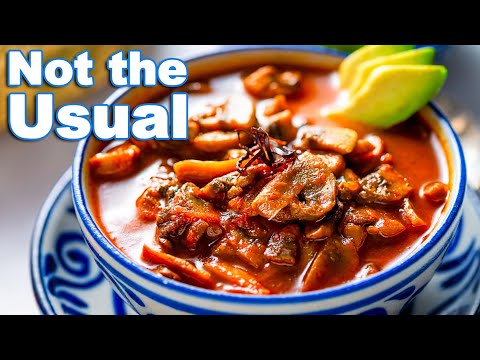 Mexican Chili Guajillo Mushroom Soup