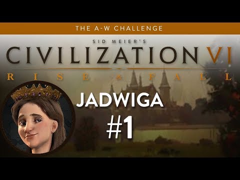 Let's Play Civilization 6: Rise and Fall - Deity - Jadwiga part 1