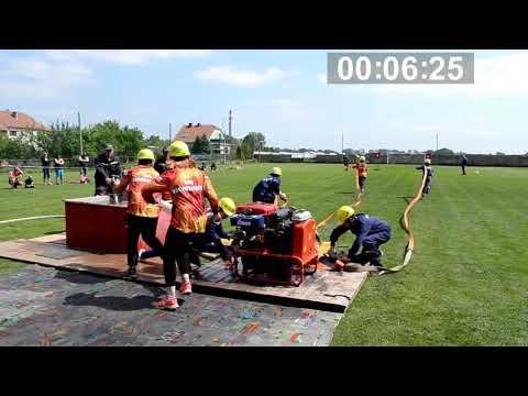 Požární útok SDH Vrchoslavice starší žáciA 5 5 2018 Němčice nad Hanou