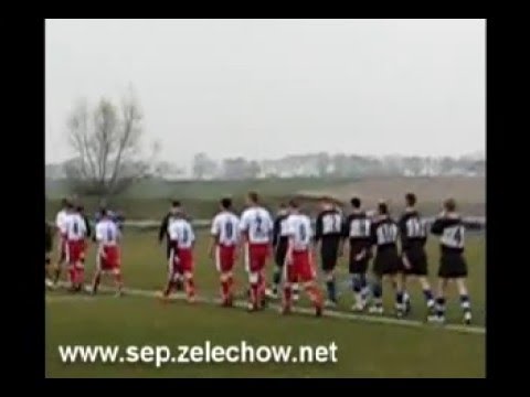 2008.04.06 Sęp Żelechów - Korona Olszyc: wyprowadzenie drużyn