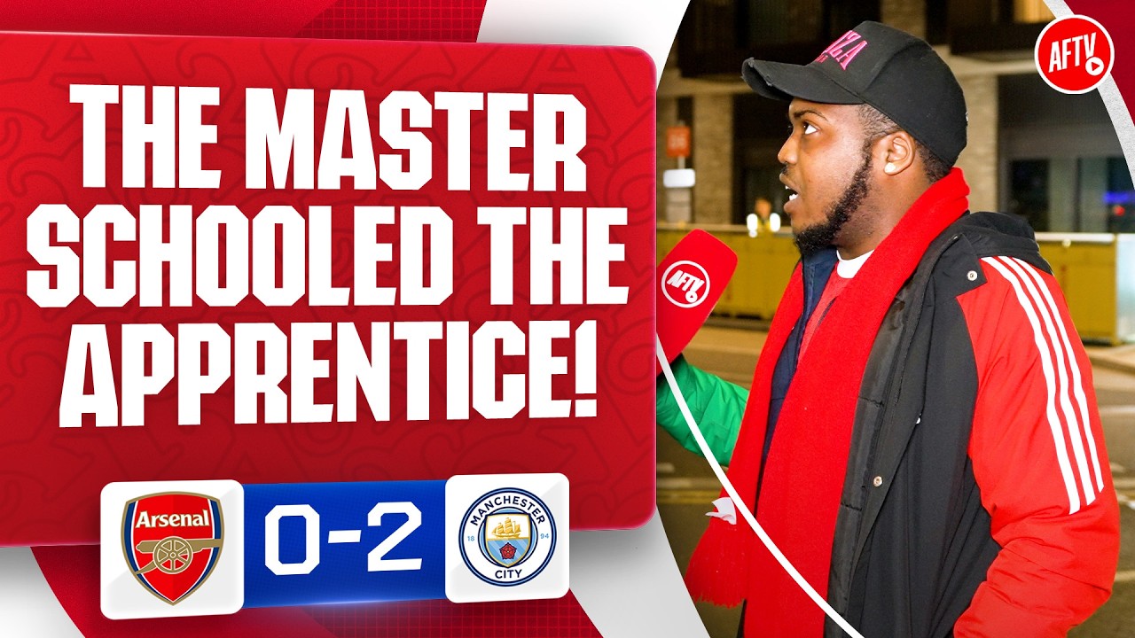 The Master Schooled The Apprentice! (Ryan) | Arsenal 0-2 Man City