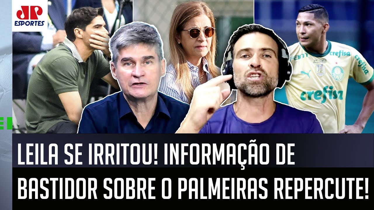 "ISSO É FORTE, cara! A INFORMAÇÃO DE BASTIDOR é que a Leila Pereira..." POSTURA do Palmeiras IRRITA!