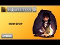 #23 Hamilton - Non-Stop [[VIDEO LYRICS]]
