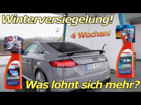 Wow! Sehr starke Leistung! 4 Wochen Update Sonax Ceramic Nass Versiegelung und Spray Versiegelung